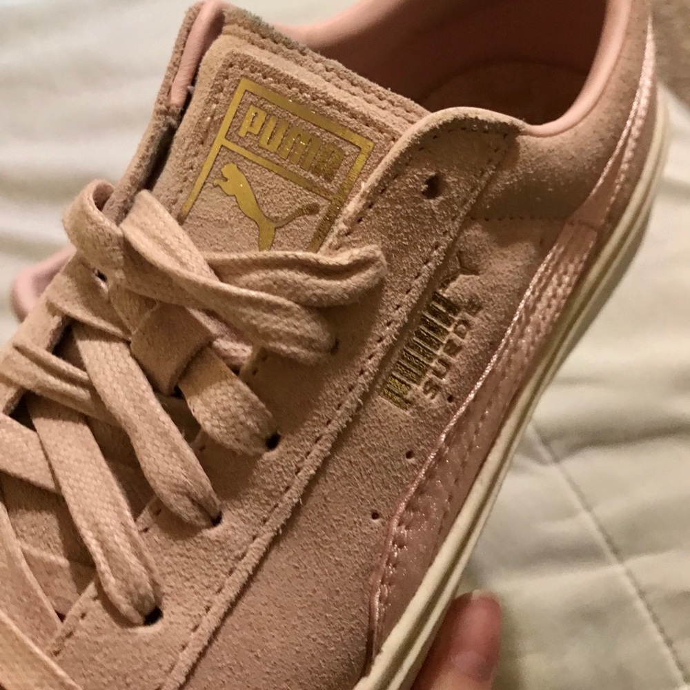 Suede blush Puma platform!💖